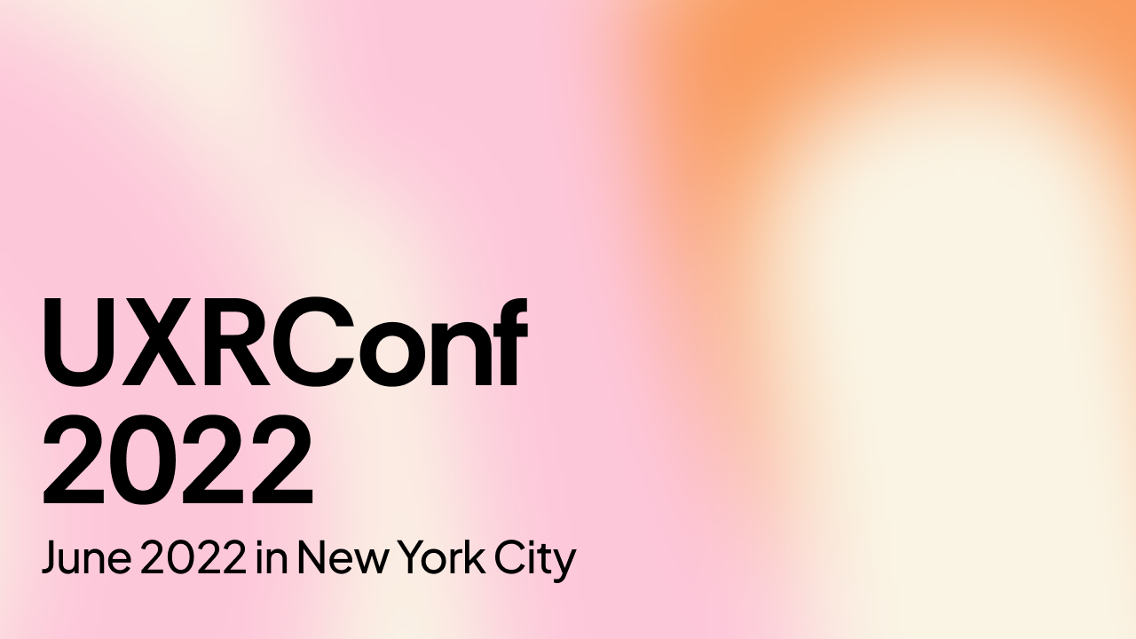 Event UXRConf 2022