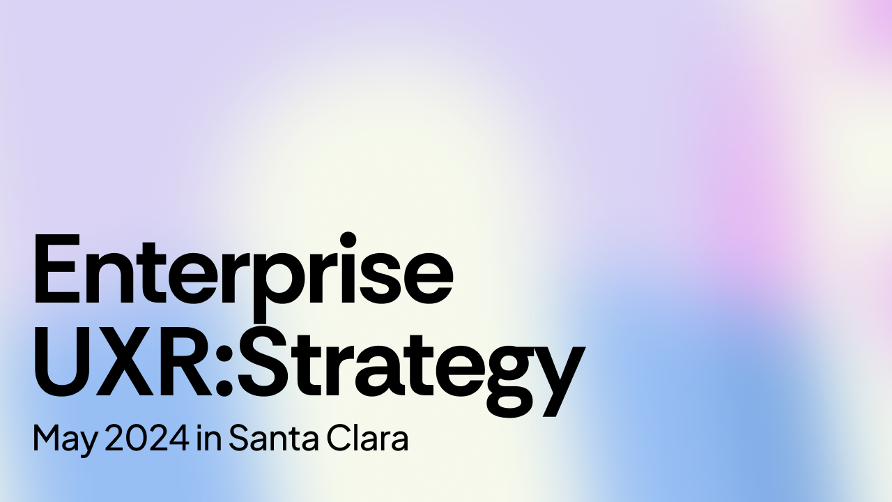 Event Enterprise UXR-Strategy
