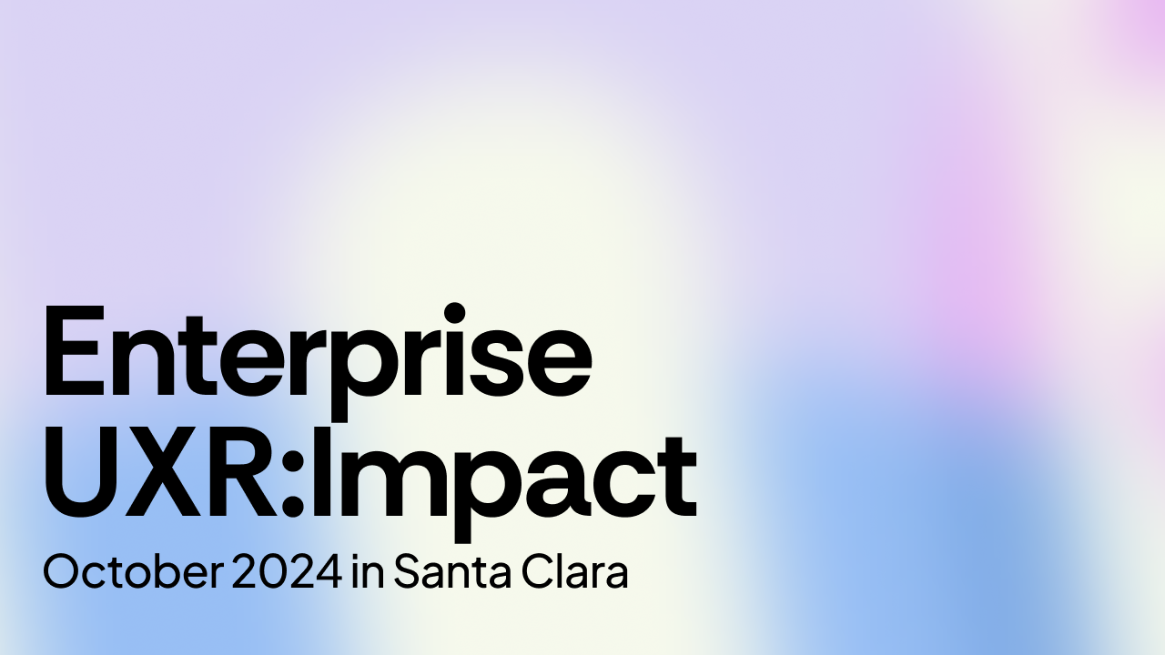 Event Enterprise UXR-Impact