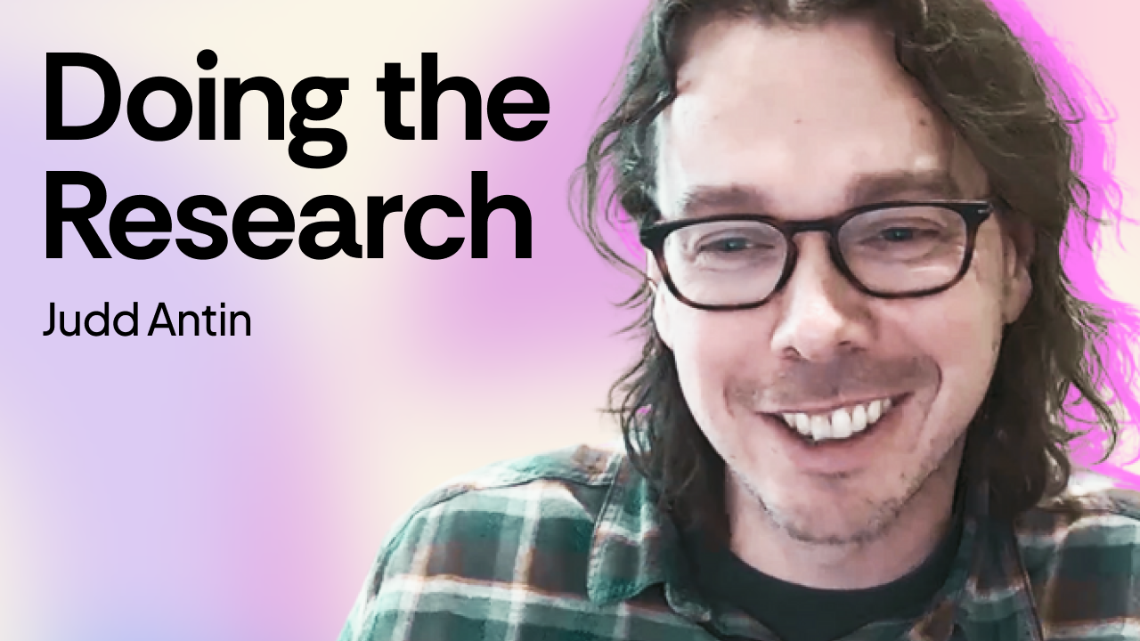 Doing the Research image of Judd Antin